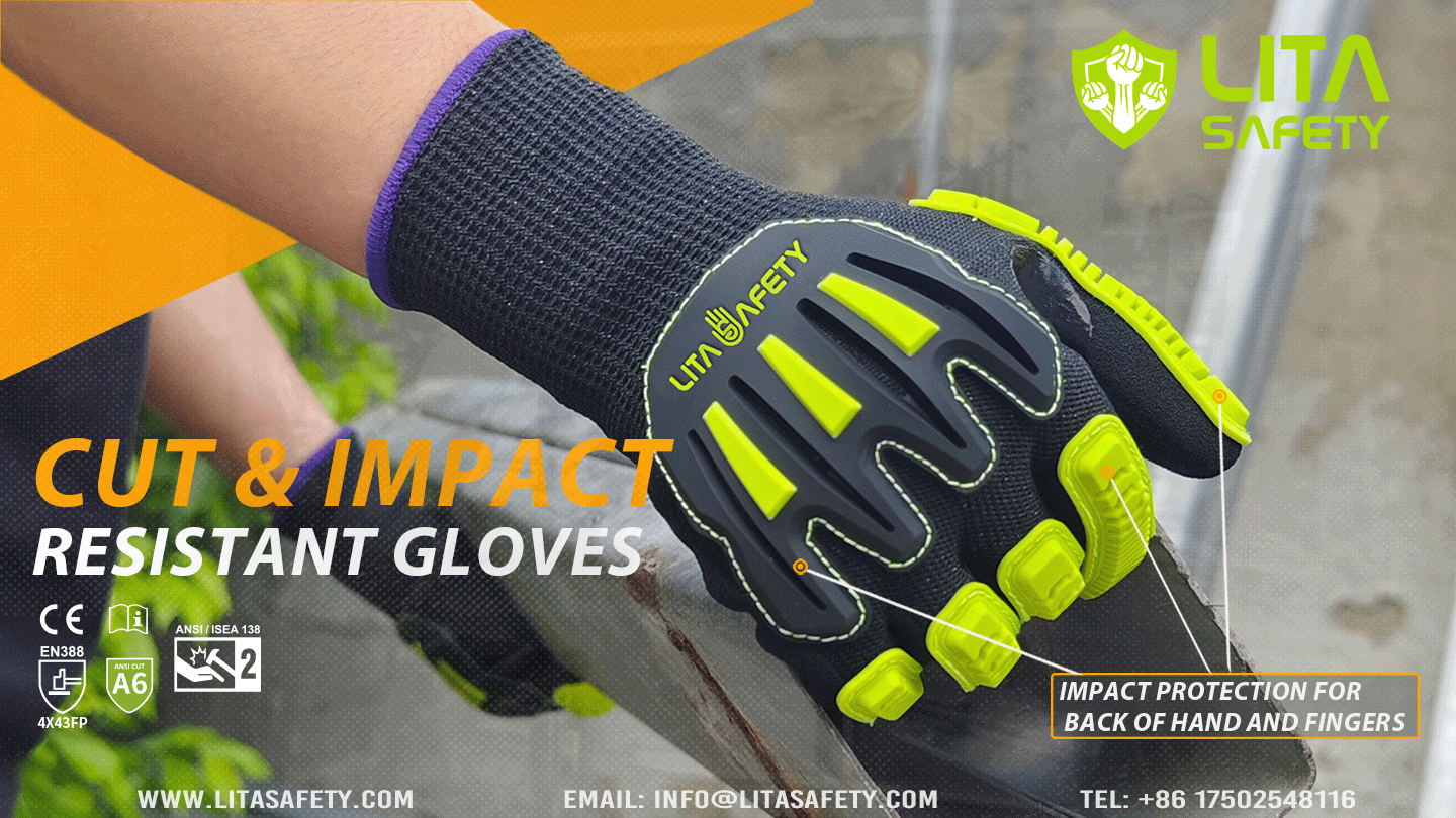 Custom Impact and Cut Resistant Gloves Custom Impact and Cut Resistant Gloves