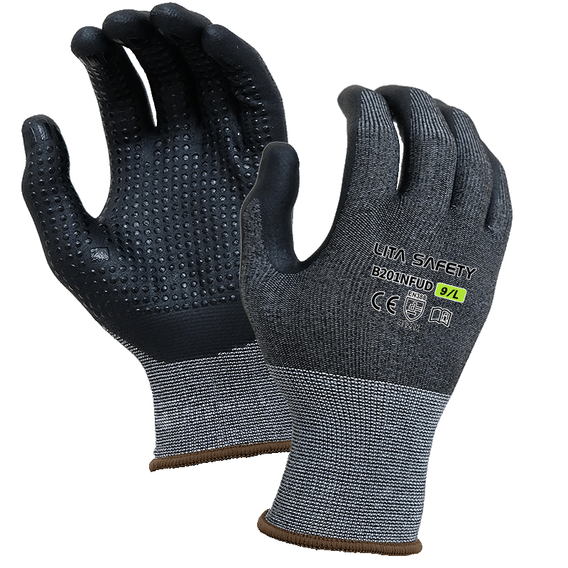 B201NFUD | Foam Nitrile Gloves