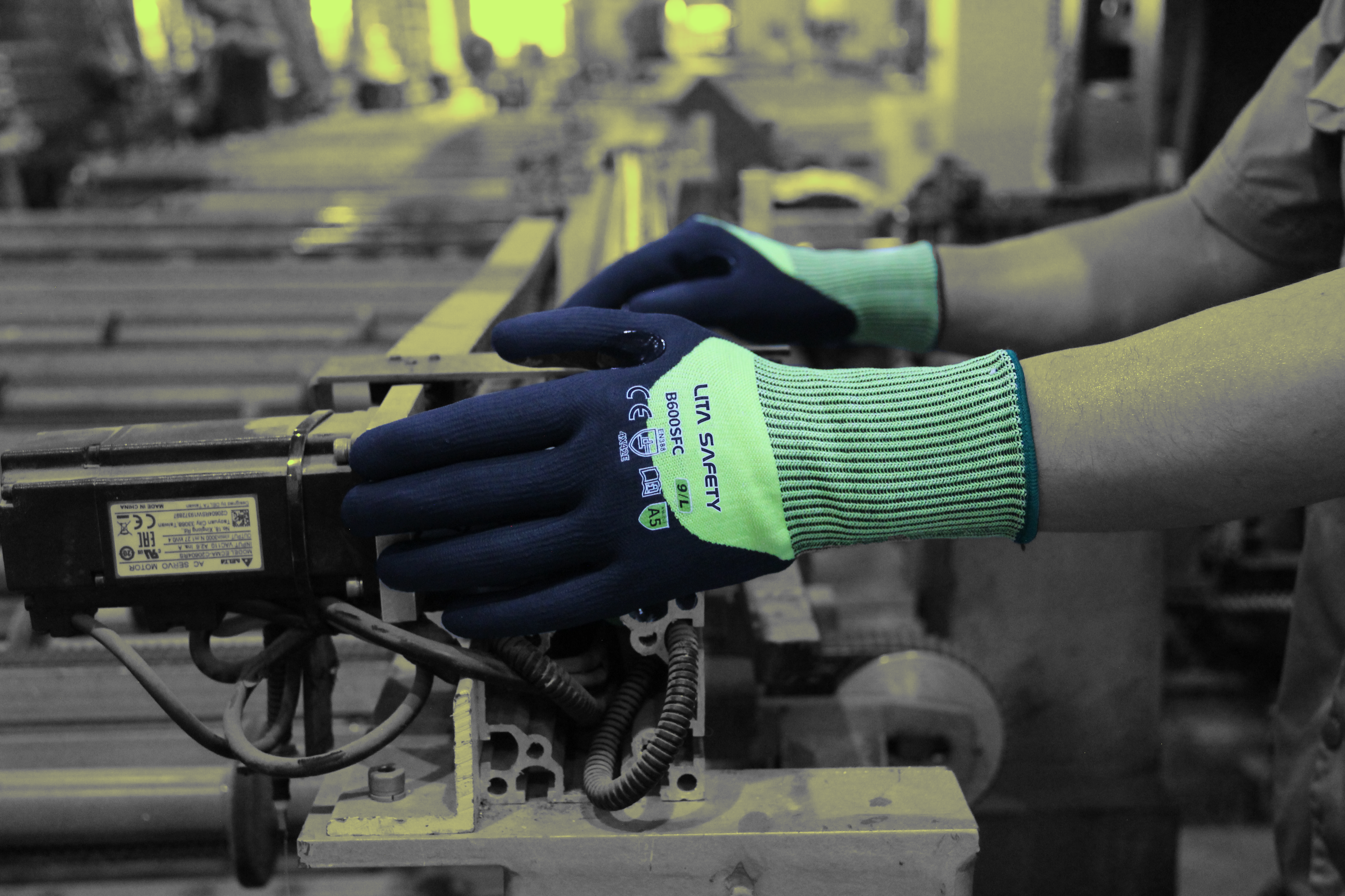 EN 388 industry gloves