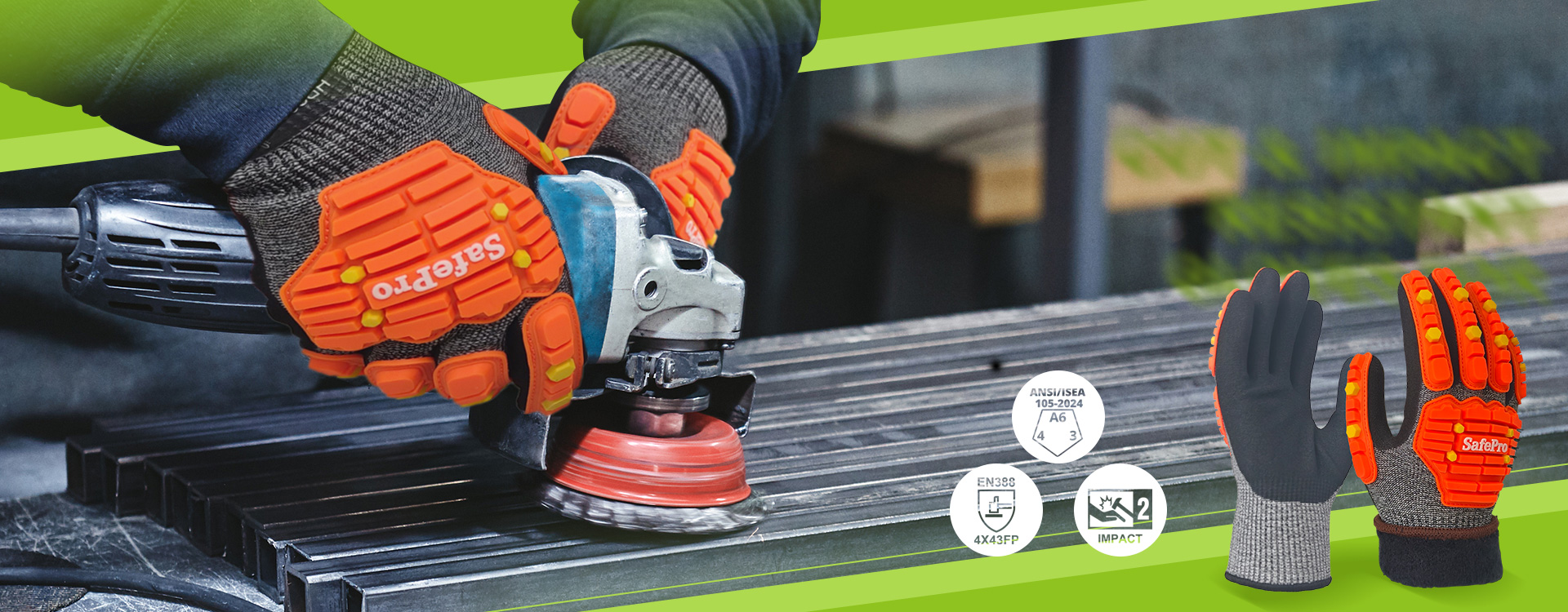 cut and impact resistant cold-protect gloves