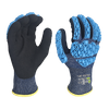 LTNF134RP – Impact Proof Gloves – 13G HPPE/Glass Fiber/Spandex Liner – Black Micro Foam Nitrile Palm – TPR Impact Back Protection – EN388: 4X43CP, ANSI A3