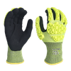 LTNF134RP – Impact Proof Gloves – 13G HPPE/Glass Fiber/Spandex Liner – Black Micro Foam Nitrile Palm – TPR Impact Back Protection – EN388: 4X43CP, ANSI A3